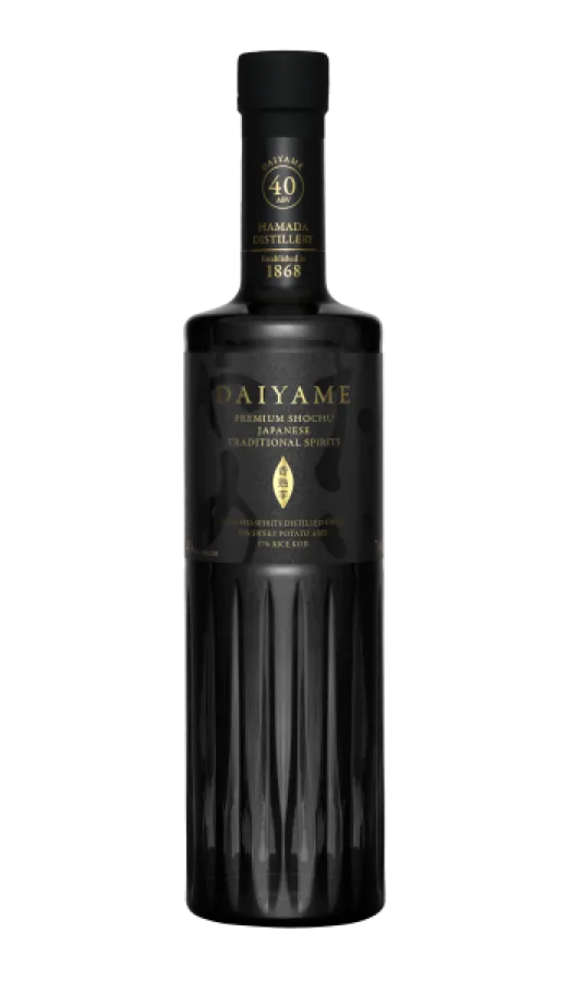 Bottle of Daiyame 40 sweet potato shochu